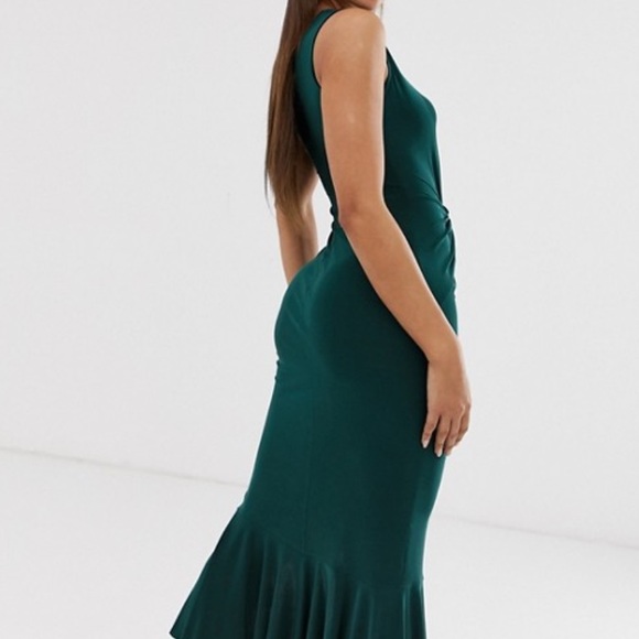 Club L London One Shoulder Ruffle Dress - Picture 5 of 8